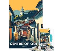 Rompecabezas para Adultos de 1000 Piezas Quito Ecuador Juego Educativo desafío Juguete Juegos relajantes Mejora la Memoria Regalo de cumpleaños (tamaño 38x26cm)