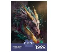Rompecabezas para Adultos De 1000 Piezas Rainbow Dragon Rompecabezas Práctico Juego Regalo De Cumpleaños Cumpleaños Y Navidad 70x50cm/1000pcs