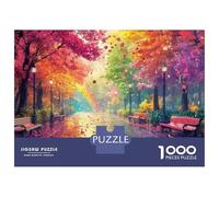 Rompecabezas para Adultos De 1000 Piezas Rainbow in The Rain Forest Rompecabezas para Adultos Juego De Ingenio para La Diversión Familiar Actividades Divertidas En Casa, 52x38cm/1000pcs
