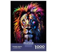 Rompecabezas para Adultos De 1000 Piezas Rainbow Lion Rompecabezas para Adultos Juego Práctico Análisis Y Lógica Gran Regalo para Los Amantes De Los Juegos 70x50cm/1000pcs