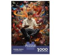 Rompecabezas para Adultos De 1000 Piezas Readers' Paradise Exploring The World of Books Rompecabezas para Adultos Juegos Familiares Pero Divertidos Y Humorísticos Cumpleaños 70x50cm
