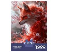 Rompecabezas para Adultos De 1000 Piezas Red Fox Fantasy Rompecabezas para Adultos Juego Práctico Oferta De Regalo De Cumpleaños como Regalos para Toda La Familia 52x38cm/1000pcs