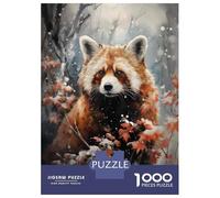 Rompecabezas para Adultos De 1000 Piezas Red Panda Wall Art Print Rompecabezas para Adultos Juegos Familiares Arte De Pared Oferta como Regalos para Toda La Familia 70x50cm/1000pcs