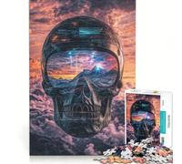 Rompecabezas para Adultos de 1000 Piezas Reflejo Galáctico Juegos relajantes para ejercitar la Mente y Las Manos cumpleaños 38x52cm