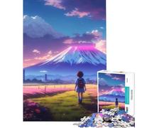 Rompecabezas para Adultos de 1000 Piezas Reflexiones pacíficas Juego Imposible Juego Educativo desafío Juguete Regalo de cumpleaños Mejora de la Memoria (tamaño 38x52cm)