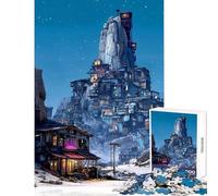 Rompecabezas para Adultos de 1000 Piezas: Refugio de forajidos decoración del hogar Juguetes Regalo de cumpleaños Juegos de relajación Cada Pieza es única tamaño 38x52cm