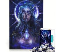 Rompecabezas para Adultos de 1000 Piezas Reina de Cristal Púrpura Juegos Educativos Reto para Completar Cumpleaños 38x26cm