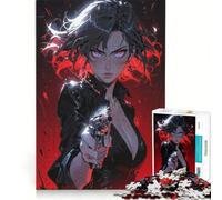Rompecabezas para Adultos de 1000 Piezas Reina del Caos Carmesí, Juego práctico, Ideal para Pasar el Tiempo en casa Durante Las Vacaciones, con póster y Hoja de Preguntas a Juego 38x52cm