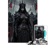 Rompecabezas para Adultos de 1000 Piezas Reina Oscura y Guerreros Acorazados Un desafío para completar Juego de ingenio difícil para Mayores de 14 años Juego de Rompecabezas Incluido (38x26cm)