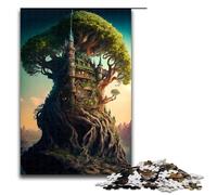 Rompecabezas para Adultos de 1000 Piezas Reino de Cuentos de Hadas Rompecabezas de Madera para niños Juguete Educativo y Relajante 75x50cm