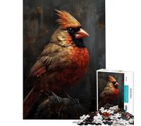 Rompecabezas para Adultos de 1000 Piezas Reino mítico del Cardenal Juguetes educativos para Aprender en Familia Regalos de Amigo Invisible (Tamaño 50x75cm)