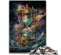 Rompecabezas para Adultos de 1000 Piezas, Reloj de Arena cósmico difícil, antiestrés, Toda la Familia, 26x38cm