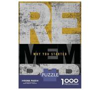 Rompecabezas para Adultos De 1000 Piezas Remember Why You Started Rompecabezas para Adultos Juego Práctico Oferta De Regalo De Cumpleaños como Regalos para Toda La Familia 52x38cm/1000pcs