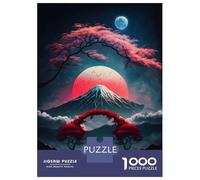 Rompecabezas para Adultos De 1000 Piezas Retro Moonlight in Japan Rompecabezas Juego De Ingenio Mejora La Memoria Regalos para Amigos Y Familiares 52x38cm/1000pcs