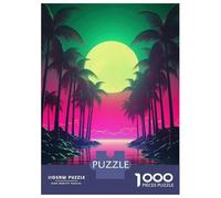 Rompecabezas para Adultos De 1000 Piezas Retro Synthwave Chronicles Rompecabezas Práctico. Juego De Patrones De Montaje 52x38cm/1000pcs