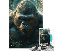 Rompecabezas para Adultos de 1000 Piezas Rey de la Selva Juegos de Rompecabezas Divertidos para Adultos Difícil cumpleaños y Navidad (Tamaño 38x52cm)