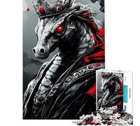 Rompecabezas para Adultos de 1000 Piezas Rey del Caballo Marino Oscuro Rompecabezas para Adultos Juego Familiar Vacaciones en casa Matar el Tiempo Ideal para cumpleaños y Navidad (Tamaño 38x52cm)