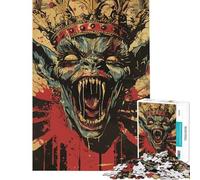 Rompecabezas para Adultos de 1000 Piezas Rey Goblin Arte Moderno Rompecabezas para Adultos Juguetes DIY Vacaciones en casa Matar el Tiempo Gran Regalo para los Amantes de los Videojuegos (50x75cm)