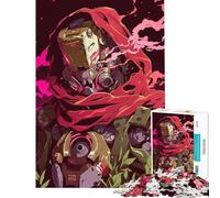 Rompecabezas para Adultos de 1000 Piezas Robot Guerrero Cyberpunk Juguete Educativo Juego de desafío Juegos Familiares desafío difícil Ideas de Regalo (tamaño 38x26cm)