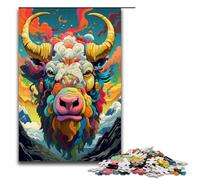 Rompecabezas para Adultos de 1000 Piezas Robot Yak de SplattersLots of Thick Coloured Clouds Rompecabezas Juegos educativos para el hogar Juguetes de Bricolaje Gran Regalo para Juegos 1000 PCS