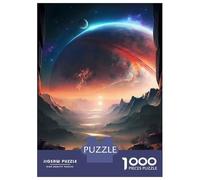 Rompecabezas para Adultos De 1000 Piezas Rocky Twilight Planet Rompecabezas para Adultos Juego De Ingenio Decoración Perfecta Cumpleaños Y Navidad 52x38cm/1000pcs