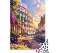 Rompecabezas para Adultos De 1000 Piezas Roman Colosseum Sunset-1 Rompecabezas para Adultos Juguete Decoración De Pared Difícil Regalos para Amigos Y Familiares 52x38cm/1000pcs
