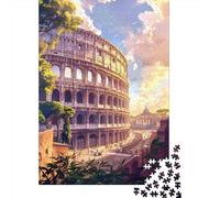 Rompecabezas para Adultos De 1000 Piezas Roman Colosseum Sunset Rompecabezas para Adultos Juegos Relajantes Decoración Perfecta Regalos para Reducir El Estrés 70x50cm/1000pcs