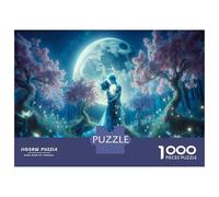 Rompecabezas para Adultos De 1000 Piezas Romantic Night Fantasy Forest Rompecabezas para Adolescentes Juegos Familiares Ensamblaje De Patrones Actividades Divertidas En Casa 52x38cm/1000pcs