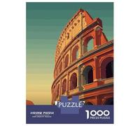 Rompecabezas para Adultos De 1000 Piezas Rome Colosseum Italy Travel Rompecabezas para Adultos Juego De Ingenio Difícil Oferta Difícil como Regalo para Toda La Familia 70x50cm/1000pcs