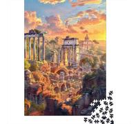 Rompecabezas para Adultos De 1000 Piezas Rome The Eternal City Rompecabezas para Adultos Juego Práctico Análisis Y Lógica Cumpleaños Y Navidad 38x26cm/1000pcs
