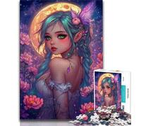 Rompecabezas para Adultos de 1000 Piezas Rompecabezas de Anime para niñas desafiante y difícil de superar Adecuado para decoración de Escritorio 75x50cm