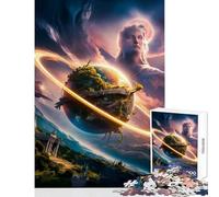 Rompecabezas para Adultos de 1000 Piezas Rompecabezas de Celestial Guardian Juguetes de Bricolaje Obra de Arte Regalo para Juego Educativo Mejora el Amor en Pareja tamaño 38x52cm