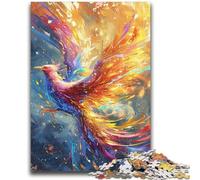 Rompecabezas para Adultos de 1000 Piezas, Rompecabezas de fantasía Colorido fénix para niños de 14 años en adelante, Juguetes para Jugar Toda la Familia 26x38cm