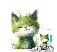 Rompecabezas para Adultos de 1000 Piezas Rompecabezas de Gatitos del jardín Zen Juguetes para armar una Obra de Arte un Juego desafiante para Toda la Familia (38x52cm)