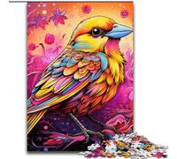 Rompecabezas para Adultos de 1000 Piezas. Rompecabezas de gorrión Rosa. Un desafío para Adolescentes y familias (tamaño 50x75cm).