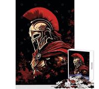 Rompecabezas para Adultos de 1000 Piezas Rompecabezas de Leónidas de Esparta para Adultos Juego práctico de dificultad elevada (Tamaño 50x75cm)