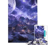 Rompecabezas para Adultos de 1000 Piezas Rompecabezas de Rescate Espacial para Adultos Juguetes de Bricolaje Vacaciones en casa Matar el Tiempo Gran Regalo para los Amantes de los Videojuegos