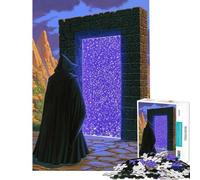 Rompecabezas para Adultos de 1000 Piezas Rompecabezas del Portal Misterioso para Adultos Juegos Familiares Regalos para Mujeres Diversión en casa Actividades (Tamaño 50x75cm)