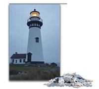 Rompecabezas para Adultos de 1000 Piezas Rompecabezas Imposible de Faro Juego Familiar antiestrés desafío difícil 1000 Piezas (38 x 26 cm)