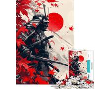 Rompecabezas para Adultos de 1000 Piezas Rompecabezas Legendario de samurái para Adultos Juguetes antiestrés Que mejoran la Memoria Ideal para cumpleaños y Navidad (tamaño 50x75cm)