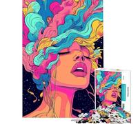 Rompecabezas para adultos de 1000 piezas Rompecabezas para adultos que te dejará boquiabierto Juego familiar para pasar el rato en casa durante las vacaciones ideal para cumpleaños y Navidad (38x52cm)