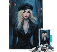 Rompecabezas para Adultos de 1000 Piezas Rompecabezas Susurro de Medianoche Juguete de 1000 Piezas para decoración de Pared desafío difícil Hermoso diseño (38x26cm)