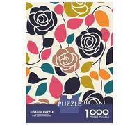 Rompecabezas para Adultos De 1000 Piezas Roses Matisse Floral Mid Century Rompecabezas para Adultos Juguetes Antiestrés Regalos para Mujeres Cumpleaños Y Navidad 52x38cm/1000pcs
