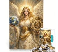 Rompecabezas para Adultos de 1000 Piezas Rueda de la Fortuna Juego Imposible para Relajarse y ejercitar la Mente Ideal para Decorar el Escritorio 38x26cm