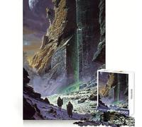 Rompecabezas para Adultos de 1000 Piezas Ruinas Antiguas del Cosmos Actividad de Ocio para el Desarrollo Cerebral ¡Únete a una Navidad Alegre! (38x26cm)