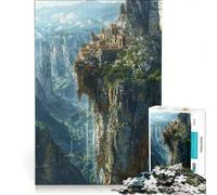 Rompecabezas para Adultos de 1000 Piezas Ruinas del Santuario Olvidado, Juego práctico, difícil y desafiante, Toda la Familia 50x75cm