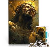 Rompecabezas para Adultos de 1000 Piezas Sacrificio de Jesús Juguetes educativos de Aprendizaje Decoración hogar 52x38cm
