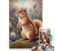 Rompecabezas para Adultos de 1000 Piezas Safari Surrealista de Ardillas Juego Educativo para la diversión Familiar Oferta Toda la Familia 50x75cm