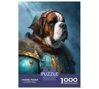 Rompecabezas para Adultos De 1000 Piezas Saint Bernard Viking Rompecabezas para Adultos Juguetes Antiestrés Corte De Precisión Interacción Entre Padres E Hijos 52x38cm/1000pcs