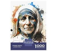 Rompecabezas para Adultos De 1000 Piezas Saint Mother Teresa India Rompecabezas para Adultos Juego De Ingenio Pero Divertido Y Humorístico Cumpleaños 52x38cm/1000pcs